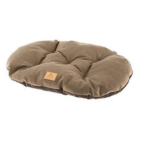 Produktbild von Ferplast Hundekissen und Katzenkissen STUART Braun aus Tweed und Samt Größe L