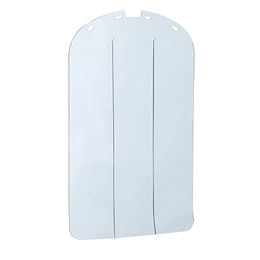 Produktbild von Ferplast Hundeklappe für Hundehütte Dogvilla 90 aus transparentem Kunststoff, regenfest, 23,6 x 0,2 x 38,3 cm