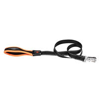 Produktbild von Ferplast Hundeleine Ergofluo Matic aus Nylon für mittelgroße Hunde 120 cm Orange