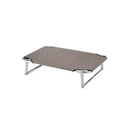 Ferplast Hundematte Dream 80 Klappbett aus Aluminium für kleine bis mittlere Hunde in Grau oder Beige – Bild 1 von 2