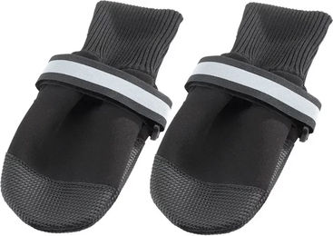 Produktbild von Ferplast Hundeschuhe Pfotenschuhe aus Neopren Schwarz XL wasserabweisend für den Winter