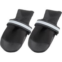 Produktbild von Ferplast Hundeschuhe Pfotenschuhe aus Neopren Schwarz XL wasserabweisend für den Winter