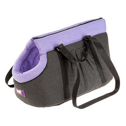 Ferplast Hundetasche Borsello Transportbox für Hunde und Katzen Lila Größe S – Bild 1 von 2
