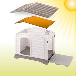 Ferplast Isolier-Kit für Hundehütten Modell DOGVILLA 110 mit 6 Dämmplatten 94 x 67 x 8 cm – Bild 1 von 7
