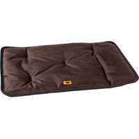 Produktbild von Ferplast Jolly Hundekissen und Katzenmatte aus Plüsch Braun Größe M 83 x 50 cm