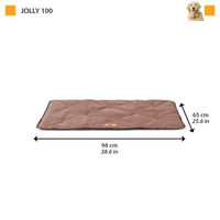 Produktbild von Ferplast Jolly Hundematte Schwarz Größe L 98 x 65 cm wasserdicht und kratzfest - 1 Stk.