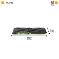 Produktbild von Ferplast Jolly Hundematte und Katzenmatte Grau Mittel 83 x 50 cm wasserdicht und kratzfest