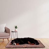 Produktbild von Ferplast Jolly Hundematte XL Braun Waschbar und Wasserdicht 108 x 79 cm