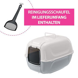 Ferplast Katzentoilette XXL Haubentoilette Grau aus Kunststoff – Bild 1 von 2
