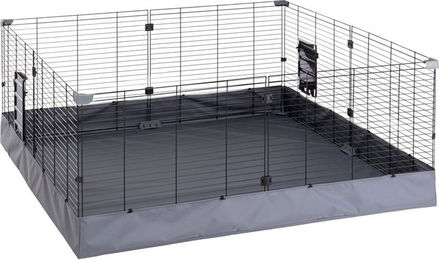 Ferplast Kleintiergehege Hub 04 Meerschweinchenkäfig modular und wasserdicht 140,5 x 140,5 x 59,5 cm – Bild 1 von 8