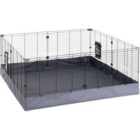 Produktbild von Ferplast Kleintiergehege Hub 04 Meerschweinchenkäfig modular und wasserdicht 140,5 x 140,5 x 59,5 cm
