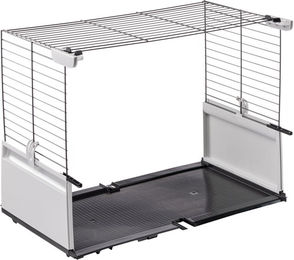 Produktbild von Ferplast Kleintierkäfig Modular Erweiterung aus Kunststoff für Kaninchen und Meerschweinchen in Grau und Bunt