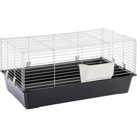 Produktbild von Ferplast Kleintierkäfig Piggy Basic für Meerschweinchen und Kaninchen Schwarz 95 x 57 x 46 cm