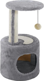 Ferplast Kratzbaum für Katzen aus Sisal in Grau oder Schwarz – Bild 1 von 2