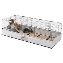 Ferplast Modular 4 Kleintierkäfig für Kaninchen und Meerschweinchen Schwarz 179 x 72 x 56 cm – Bild 1 von 8