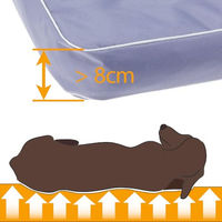 Produktbild von Ferplast Orthopädische Hundematte und Katzenliege Grau 65 x 40 x 8 cm