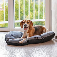 Produktbild von Ferplast Orthopädisches Hundekissen für große Hunde mit abnehmbarem Bezug aus Oxford-Gewebe Grau 110 x 70 x 8 cm