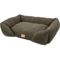 Produktbild von Ferplast Pamper Bouclé Hundekissen und Katzenbett in Grün L 78 x B 56 x H 22 cm