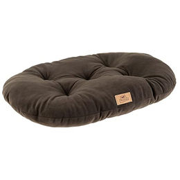 Ferplast Relax Microfleece Hundekissen und Katzenkissen Braun 65 x 42 x 12 cm – Bild 1 von 3