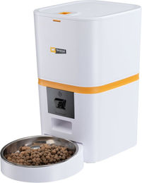 Produktbild von Ferplast Risto Pet Smart Smarter Futterautomat mit WiFi für Trockenfutter bis 6 Liter in Weiß