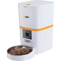 Produktbild von Ferplast Risto Pet Smart Smarter Futterautomat mit WiFi für Trockenfutter bis 6 Liter in Weiß