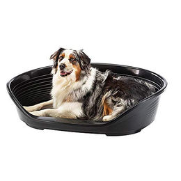Ferplast Siesta Deluxe Hundebett aus Kunststoff Schwarz Größe Groß – Bild 1 von 7