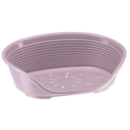 Ferplast Siesta Deluxe Hundematte und Katzenkörbchen aus Kunststoff XS Rosa – Bild 1 von 4