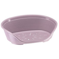 Produktbild von Ferplast Siesta Deluxe Hundematte und Katzenkörbchen aus Kunststoff XS Rosa