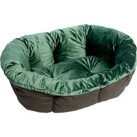 Produktbild von Ferplast Siesta Deluxe Samt Überzug Grün Größe 6 L 73 x B 55 x H 27 cm