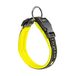 Ferplast Sport Dog Hundehalsband aus Nylon für große Hunde Reflektierend Gelb – Bild 1 von 4