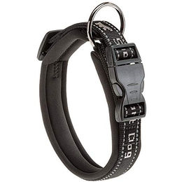 Ferplast Sport Dog Hundehalsband mit reflektierenden Nähten und Namensschild Grau 55-65 cm – Bild 1 von 4