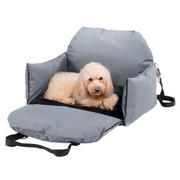 Ferplast Transportbox für kleine Hunde und Kleintiere Grau wasserabweisend aus Polyester Größe S – Bild 1 von 7