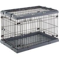 Produktbild von Ferplast Transportbox Superior 90 für Hunde Mittel Grau Schwarz