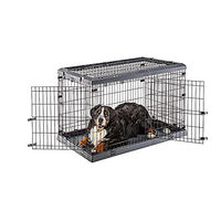 Produktbild von Ferplast Transportbox Superior XL aus Metall für Hunde von Riesenrassen in Schwarz oder Grau