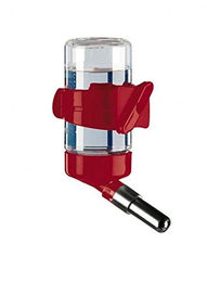 Produktbild von Ferplast Trinkflasche für Nagetiere aus Kunststoff in Rot und Transparent