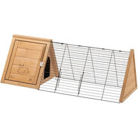 Produktbild von Ferplast Twingloo Kleintierhaus aus Holz für Kaninchen und Meerschweinchen 120 x 51 x 43 cm