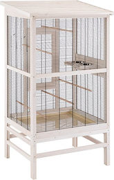 Produktbild von Ferplast Vogelvoliere Bella Casa aus Holz für Wellensittiche Größe M 83 x 67 x 153 cm