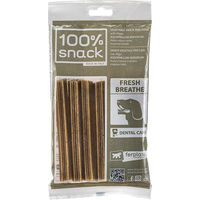Produktbild von Ferplast Zahnpflege-Snack Snowflake Ascophyllum für Hunde Junior Größe M Vegan ohne tierisches Protein 3er Sparpaket - 3 x 32 g
