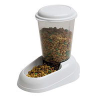 Produktbild von Ferplast Zenith Futterautomat aus Kunststoff für kleine und mittelgroße Hunde und Katzen 3 Liter Weiß - 3 l