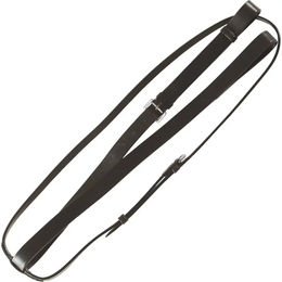 Feste Martingale Canter aus Leder in Schwarz – Bild 1 von 1