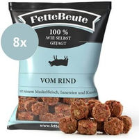 Produktbild von FetteBeute Rind Nuggets Getreidefrei und Glutenfrei für Hunde 8x800 g