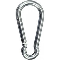 Produktbild von Feuerwehrkarabiner Feeling aus Metall in Silber 5 cm