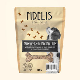 Produktbild von Fidelio Trainingsknöchelchen Huhn getreidefrei mit hohem Fleischanteil 100g