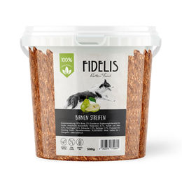 Produktbild von Fidelio Veggie Streifen Birne Kausnack für Senioren vegan getreidefrei glutenfrei 500g