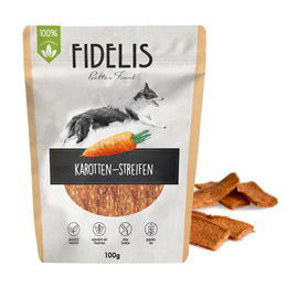 Produktbild von Fidelio Veggie Streifen Karotte Kausnack Vegan Ohne tierisches Protein 100 g