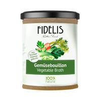 Produktbild von fidelis.dog Gemüsebouillon zur Immunstärkung und Verdauungshilfe 485ml