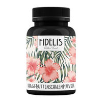 Produktbild von fidelis.dog Hagebuttenschalen Pulver Vegan 380g zur Unterstützung von Gelenken, Haut, Fell und Immunsystem