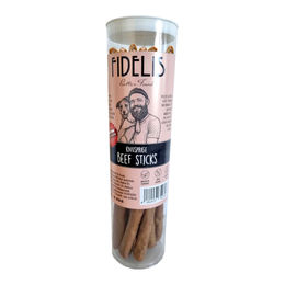Produktbild von fidelis.dog Kausnack Beef Sticks Rind getreidefrei monoprotein 300g