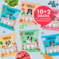 Produktbild von fidelis.dog Kennenlern-Bundle Hund Frische Menüs im Beutel 12 Stück