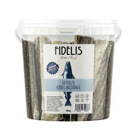 Produktbild von fidelis.dog Naturkaukartikel gefüllte Kabeljauhautstange für Hunde ohne Farb- und Aromastoffe sowie Konservierungsstoffe 800g